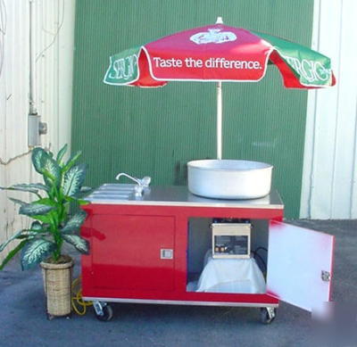Concession cart (complete portable sink w/ hot water)