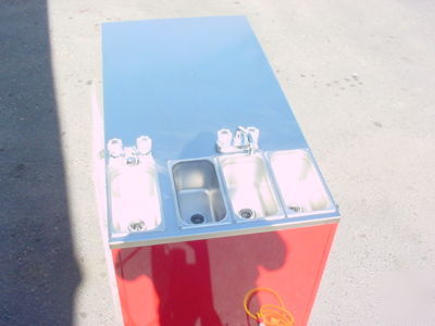 Concession cart (complete portable sink w/ hot water)