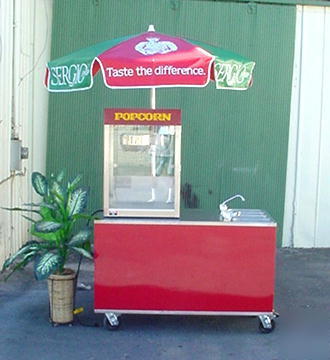 Concession cart (complete portable sink w/ hot water)