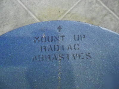 Badiac abrasives 20 x 1 1/2 x 8 grinding wheel A60 l V1