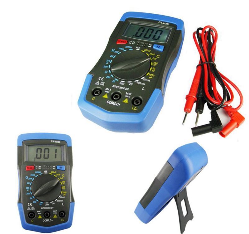 Lcr, rcl inductance, capacitance, resistance meter DE3