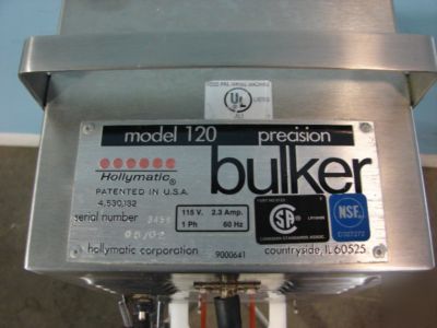 New hollymatic 120 precision meat bulker, belts/rollers