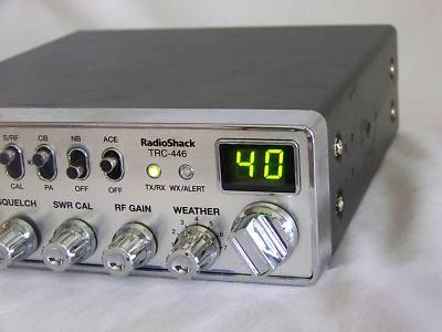 Radio shack trc-446 40 channel cb radio + weather & ace