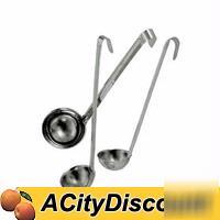 10DZ update lop-40, 4OZ, 1-piece stainless ladles 12Â½