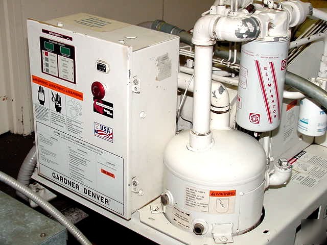 25HP gardner-denver ebeoff air compressor, w/ premier