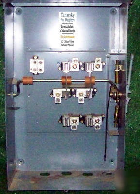 1 used square d DTU224NRB 200A disconnect switch