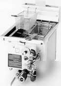 New fryer,drop-in,gas,single pot,20LB fat capacit