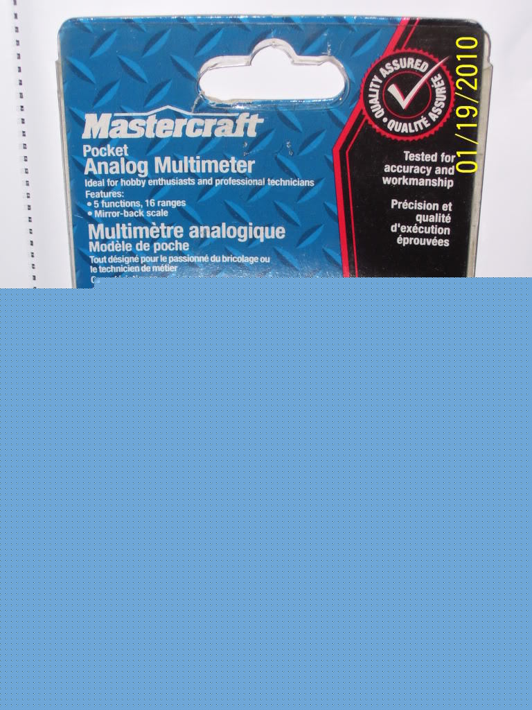 Professional quality accurate analog multimeter tester