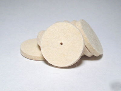 Felt polishing wheel for dremel:1