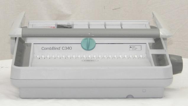 Gbc combbind C340 precision punch comb binding system