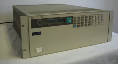 Hp/agilent 6050A system dc electronic load w/60502A X6