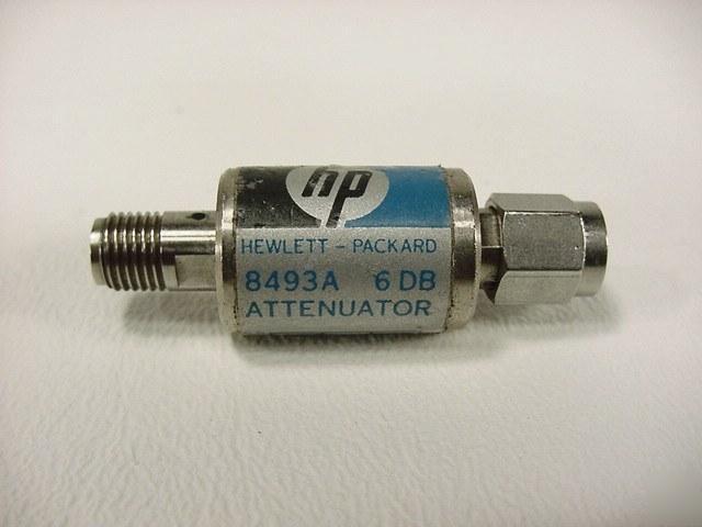 Hp agilent 8493A 12.4 ghz sma coaxial 6 db attenuator