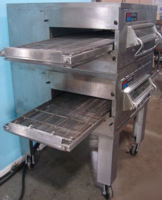 Middleby marshall electric double conveyor pizza oven