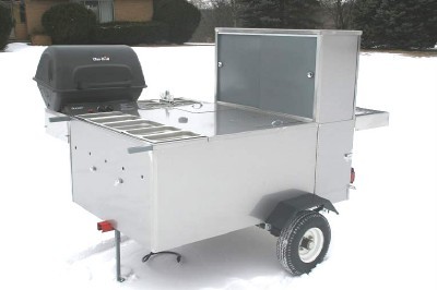 New hot dog cart vending concession trailer standbrand 