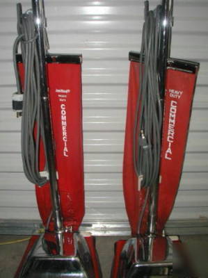 2 electrolux sanitaire SC886 commercial upright vacuums