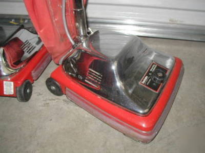 2 electrolux sanitaire SC886 commercial upright vacuums