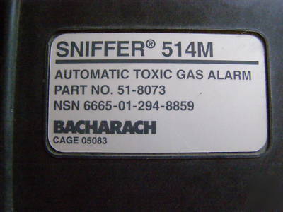 New bacharach 514M automatic toxic gas sniffer 