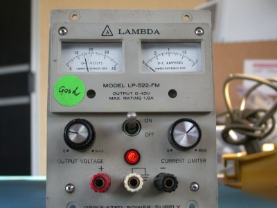 Lambda regulated dc power supply benchtop lp-522-fm
