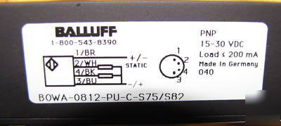New balluff bowa-0812-pu-c-S75/S82 sensor * *