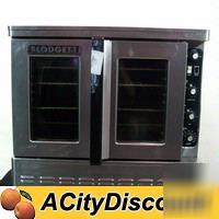 Blodgett glass door gas operated convection oven used