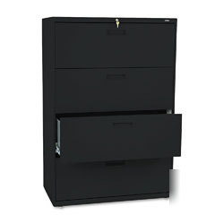 Hon 500 series 36 wide fourdrawer lateral file