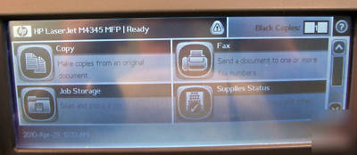 Hp laserjet M4345 mfp, CB426A, meter 111K only 