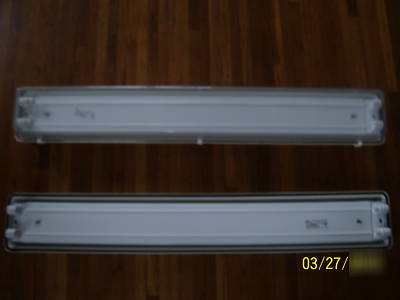 New 2- lithonia flouresecent light fixtures $360 retail 