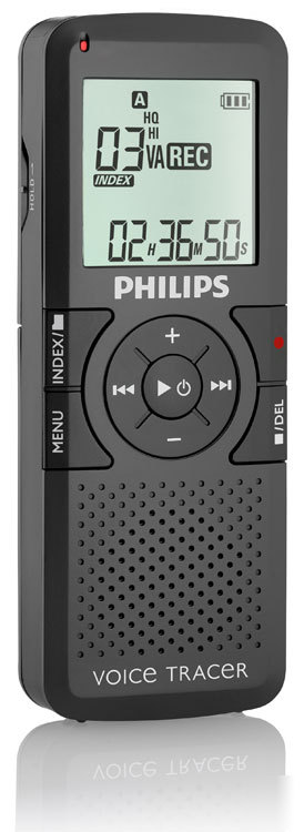 Philips LFH602 MP3 digital voice recorder tracer player