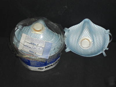 Moldex N95 particulate respirator mask 5 pcs &case 2350