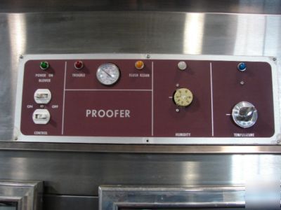 New baker's aid two door display proofer, two racks