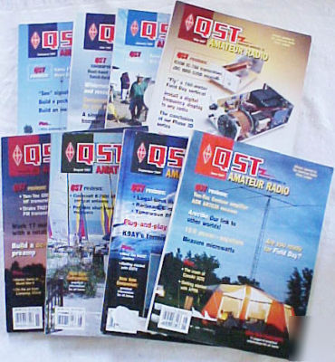 (8) issues 1997 arrl qst magazine amateur ham radio