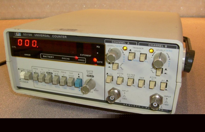 Hp 5315A portable universal frequency counter - as-is
