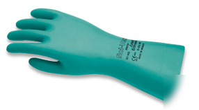 Ansell sol-vex nitrile gloves 9-9.5 solvex 37-155