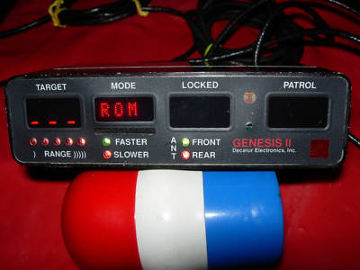 Decatur genesis ii police radar gun readout only 