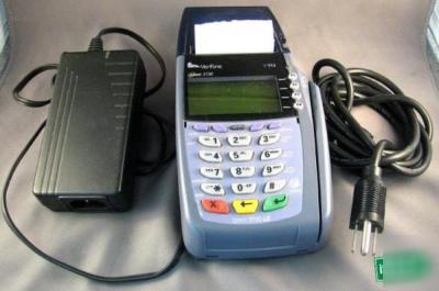 Verifone omni 3730 VX510 credit card terminal printer