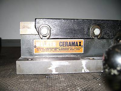 Walker ceramix magnetic chuck surface grinder edm 8X15