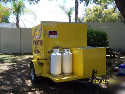 Corn roaster concession trailer, a real money maker