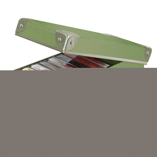 Pencil and cassette box sage