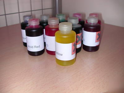 10 x 50 ml prepared histology stains