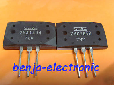  2SC3858 X2 + 2SA1494 X2 power output transistors 