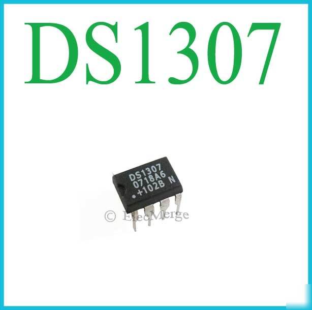 DS1307 DIP8 dallas maxim 64 x 8 serial real-time clock