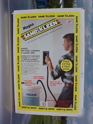 Dustless drywall sanding system