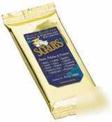 Dymon metal polishing/scrubbing wipes |12 packs of 18|