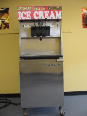 Electro freeze ice cream machine pressurized 