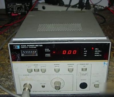 Hp 436A rf microwave power meter *works*