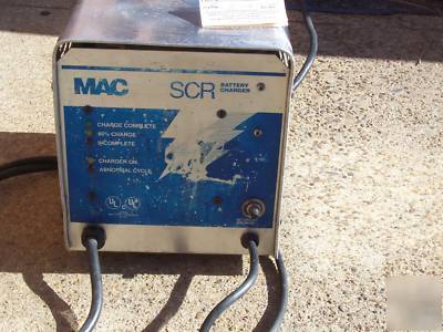 Mac 36 volt charger model 31369 dcv/dca 36/30 