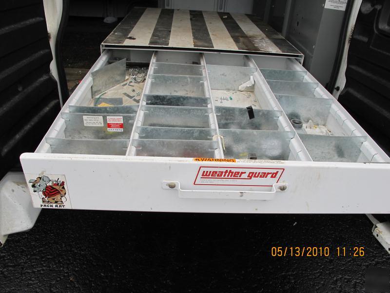 Rollout drawer storage unit weather guard pack rat