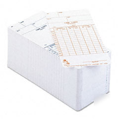 Time cards, weekly/biweekly, 250/pk, sold as 1 pack