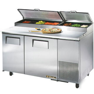 True tpp-60 refrigerated counter, deli/pizza prep table