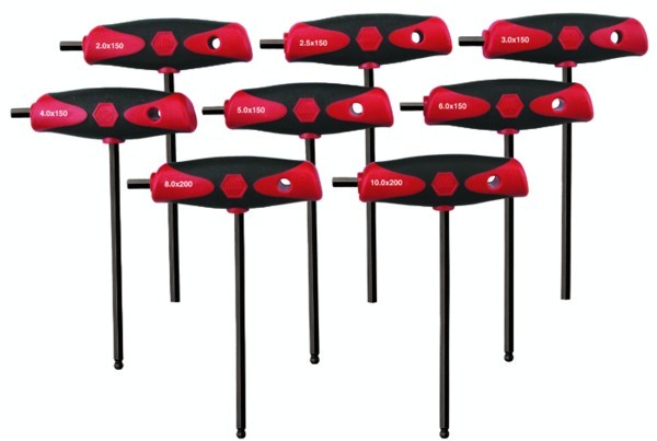 Hex set ball tip with side drive tools made in germany
